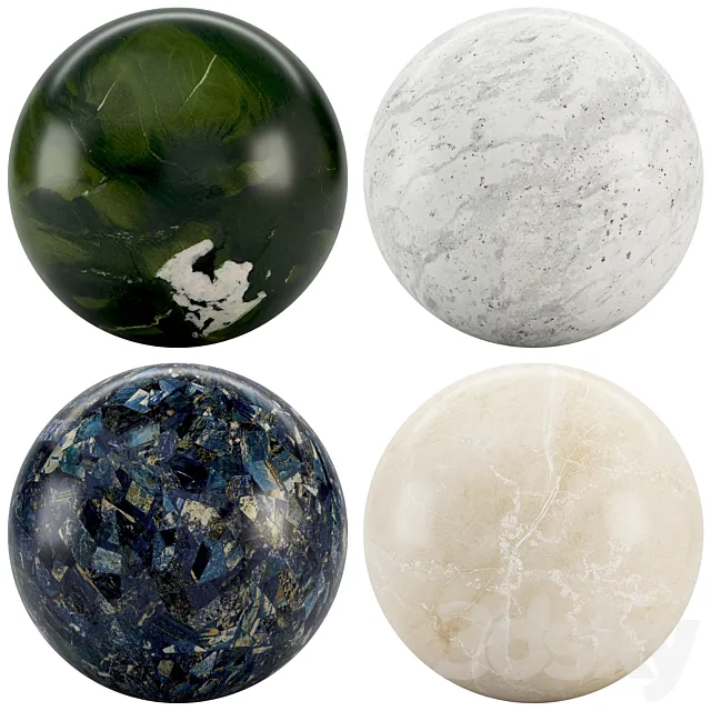 Collection Marble 78 3DS Max Model