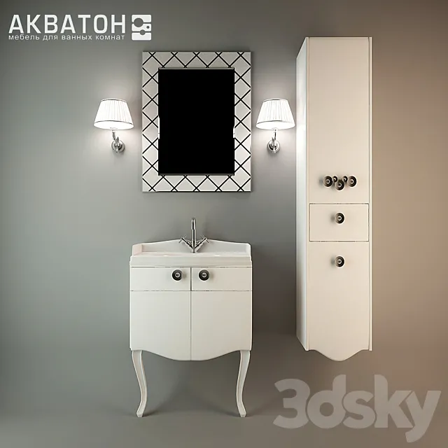 Collection of bathroom furniture – Venice 65 3DSMax File