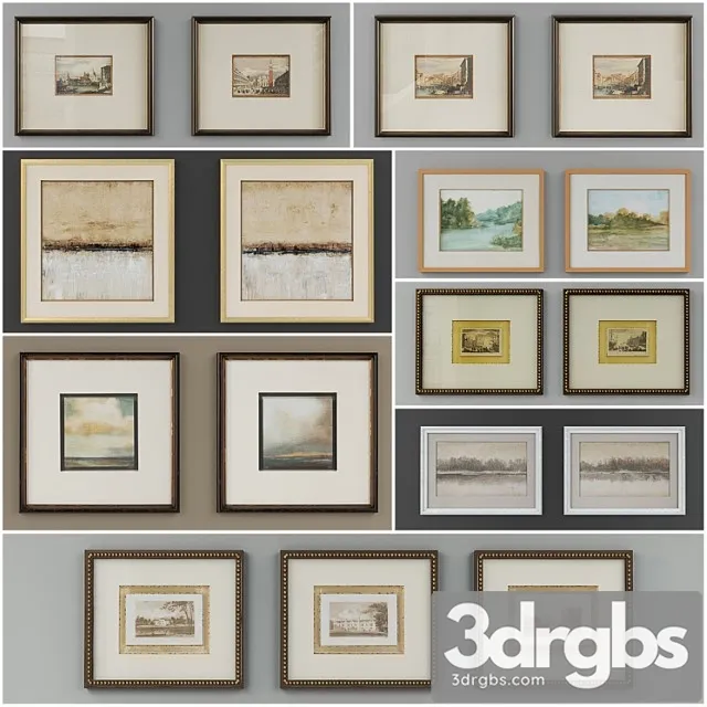 Collection of contemporary paintings john-richard collection – 7 3dsmax Download