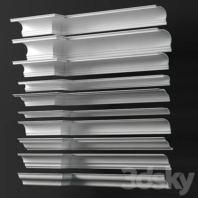 Collection of Cornices – Orac Decor p.7 3ds Max