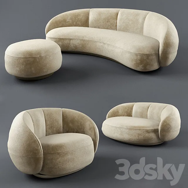 Collection of furniture Julep Tacchini 3DSMax File