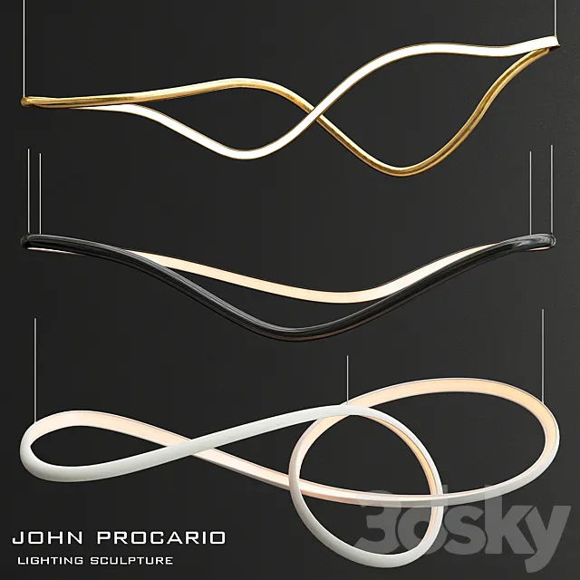 Collection of john procario series lights 3ds Max
