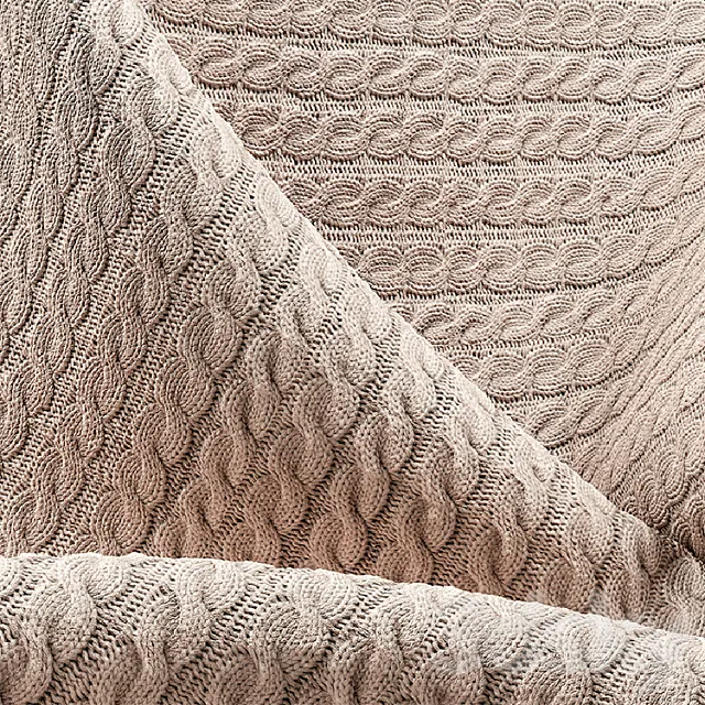 Collection of knitted fabrics 3DSMax File