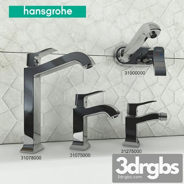 Collection of Mixers Metris Classic by Hansgrohe Part 1 3dsmax Download