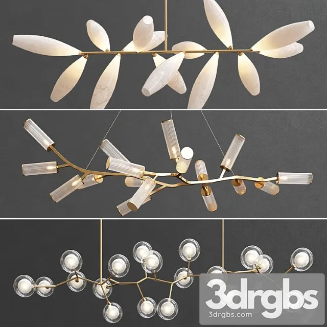 Collection of modern branche lighting