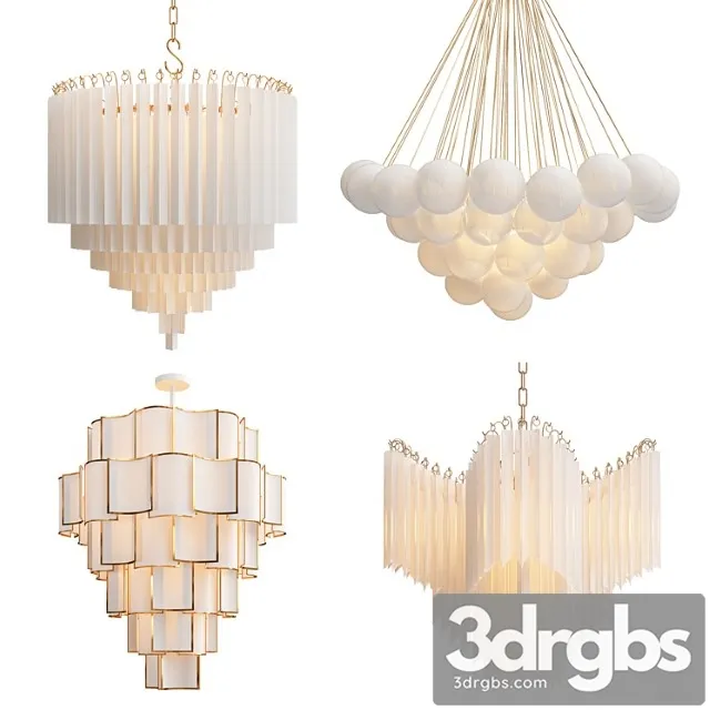 Collection of modern chandelier 3dsmax Download