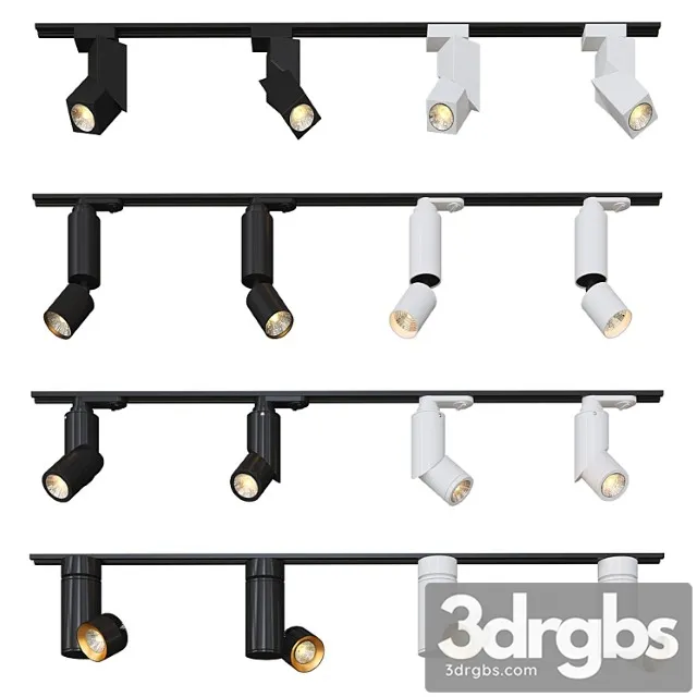 Collection of modern track lights