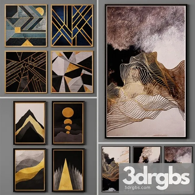 Collection Of Paintings 31 3dsmax Download