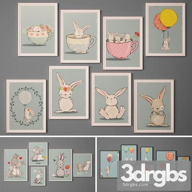 Collection of paintings-33 3dsmax Download