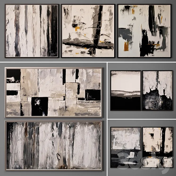 Collection of paintings-74 3DS Max