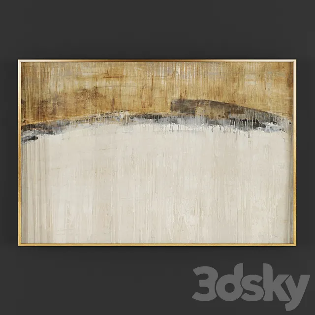 Collection of paintings N154 3ds Max