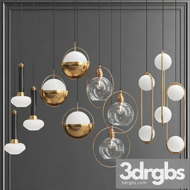 Collection of pendant lights 3dsmax Download