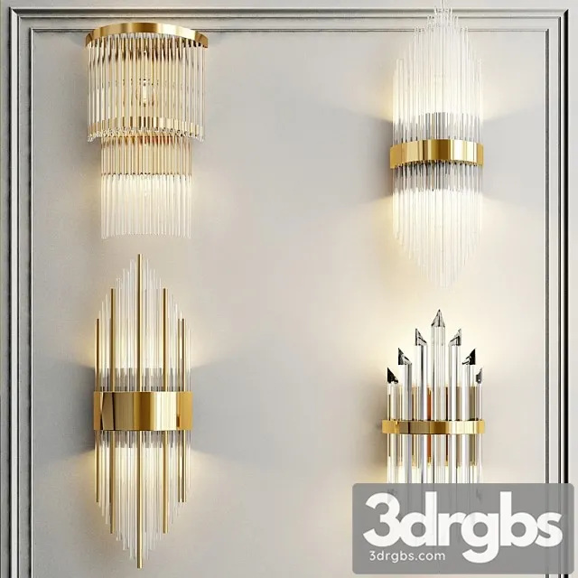Collection Of Wall Lamps 3dsmax Download