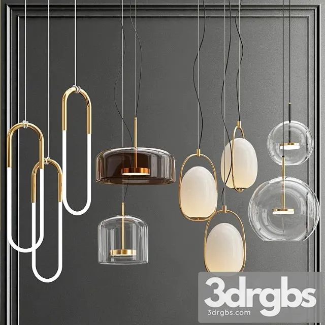 Collection ofminimalist pendants 2 3dsmax Download