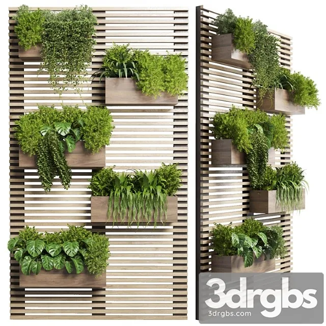 Collection outdoor indoor plant stand wall wood vase 02