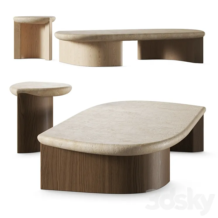 Collection Particulière Lady R Coffee Tables 3DS Max