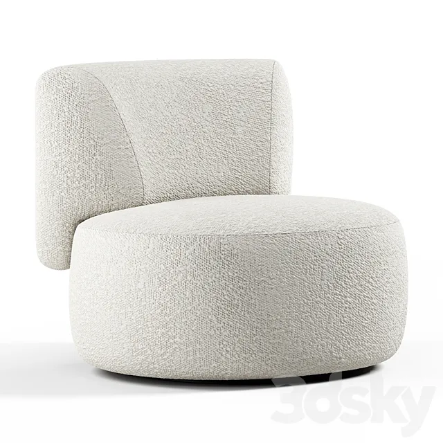 Collection Particulière – LEK Armchair by Christophe Delcourt 3DS Max Model