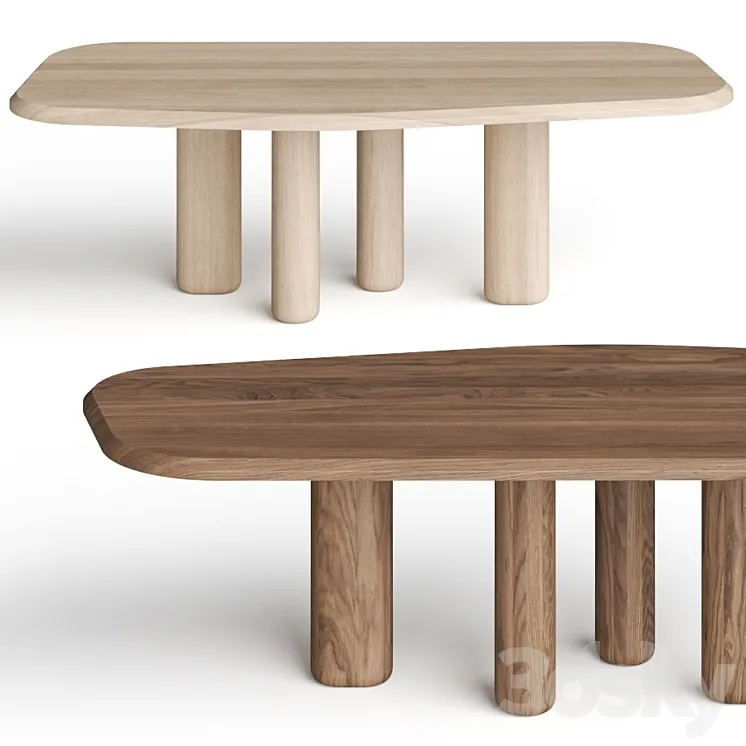 Collection Particuliere Rough Dining Tables 3DS Max