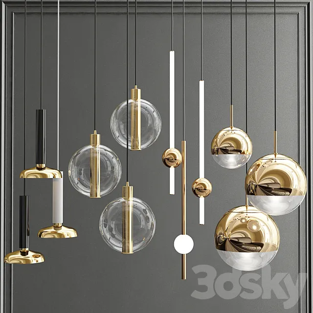 Collection Pendant Lights_11 3DSMax File