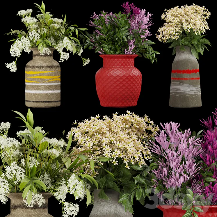 Collection plant vol 259 – Bouquet – flower 3DS Max