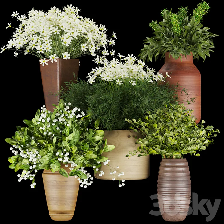 Collection plant vol 262 – Bouquet – flower 3DS Max