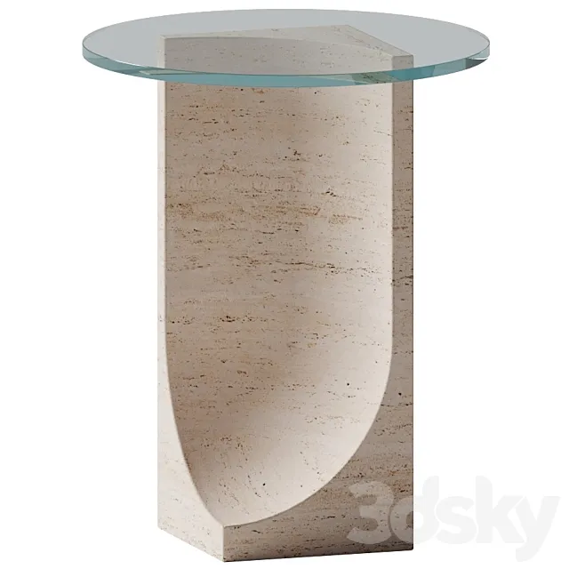 Collector- EDGE side coffee table 3DSMax File