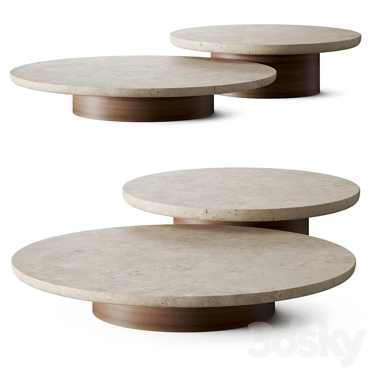 Collector Lessa Coffee Tables 3DS Max