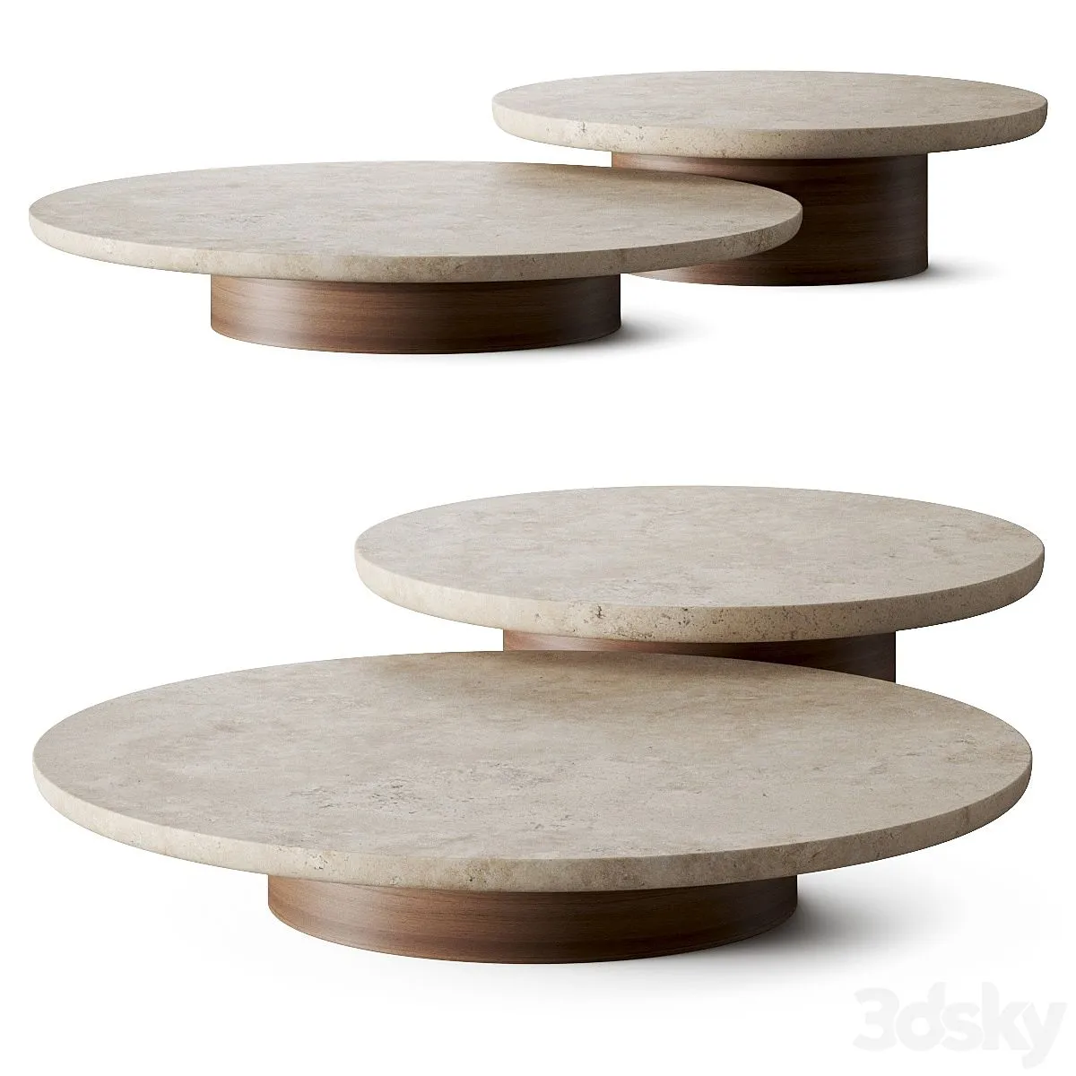 Collector Lessa Coffee Tables 3dsMax Model