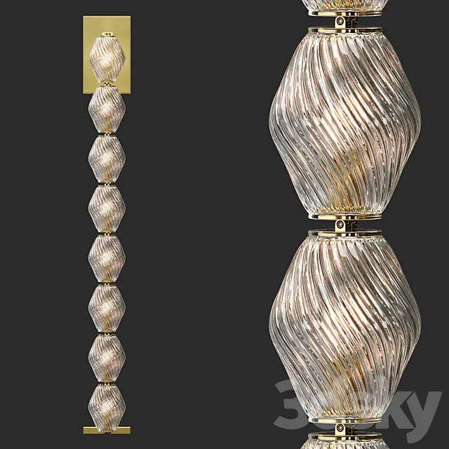 Collier 28 Wall Scene 3DS Max Model