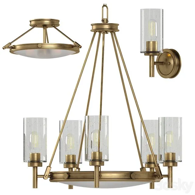 Collier Elstead lamp set 3dsMax Model