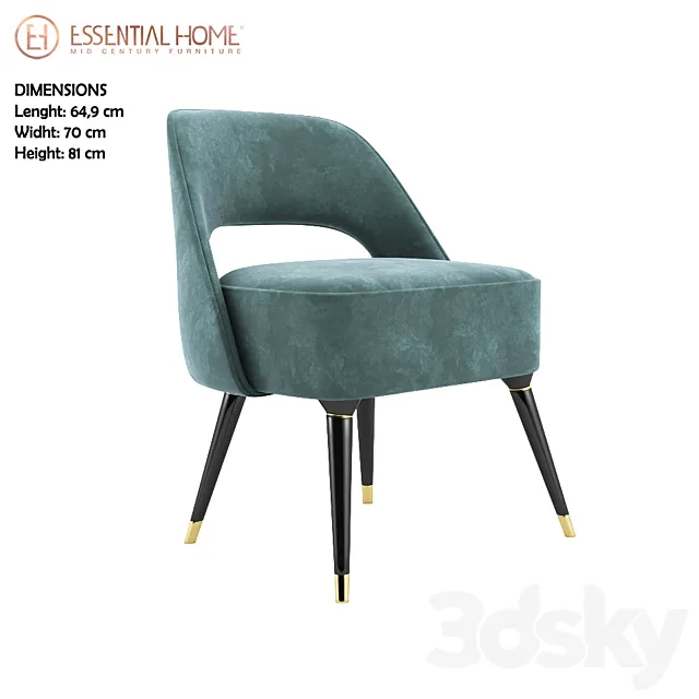 Collins Chair 3DS Max Model