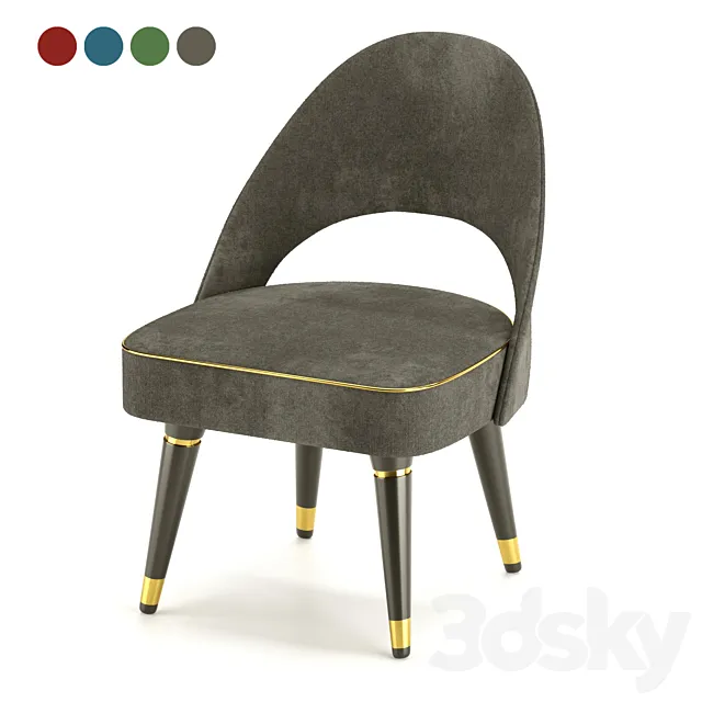 Collins Diningn Chair 3DS Max Model