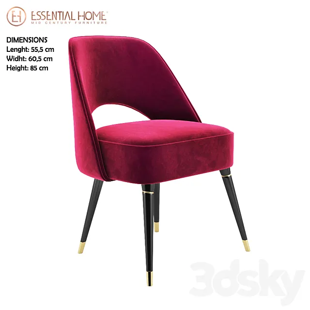 Collins Dinning Chair 3DSMax File