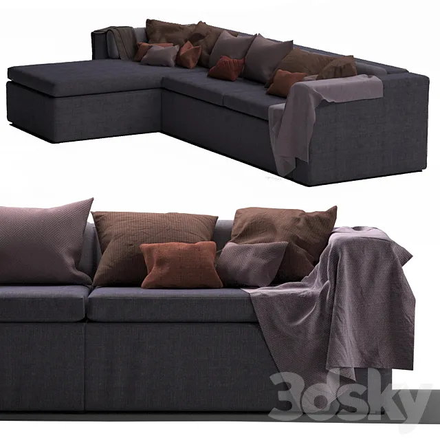 Collins sofa 3DS Max Model