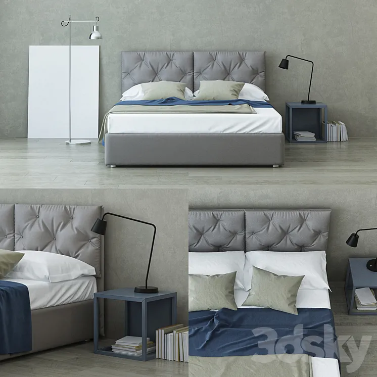 Colombini Casa bed 3DS Max