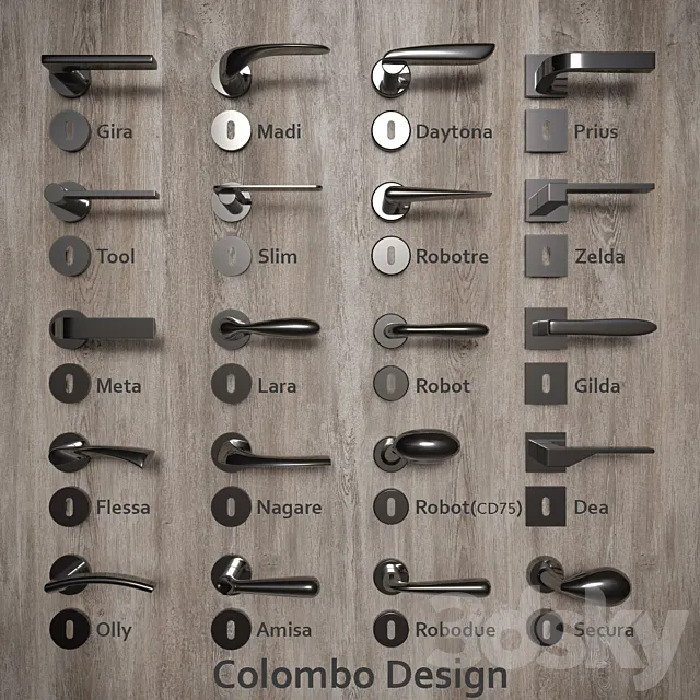 Colombo Design handles 3DSMax File