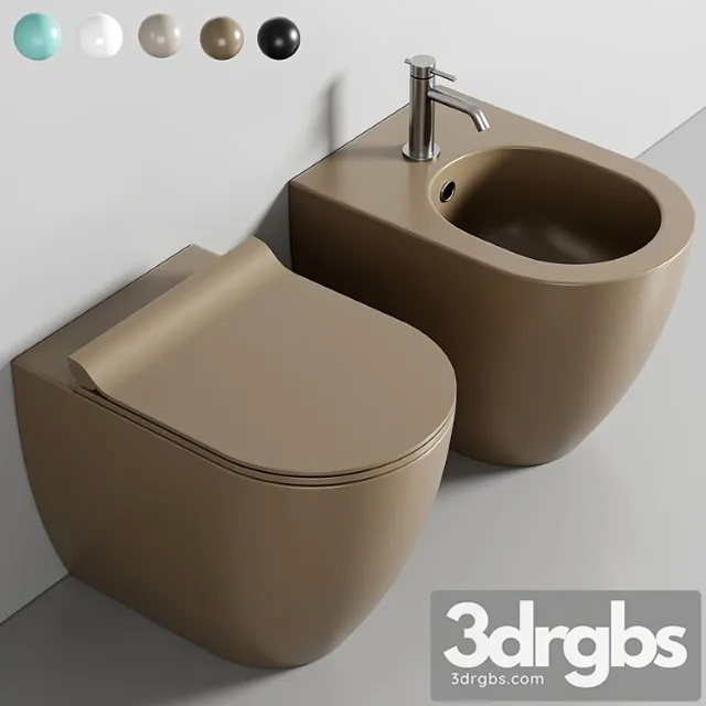 Color elements 55×36 toilet by gsi ceramica