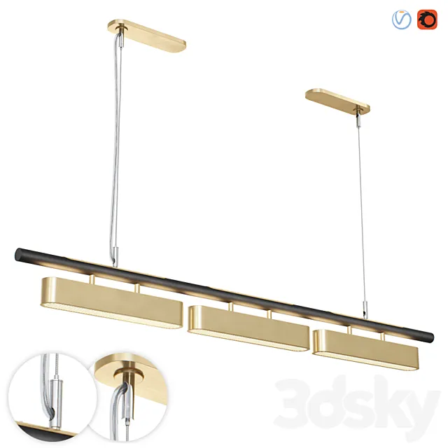 Colt pendant lamp 3DSMax File