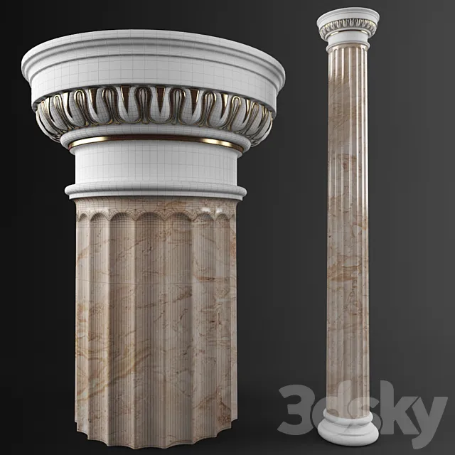 Column 3DS Max Model