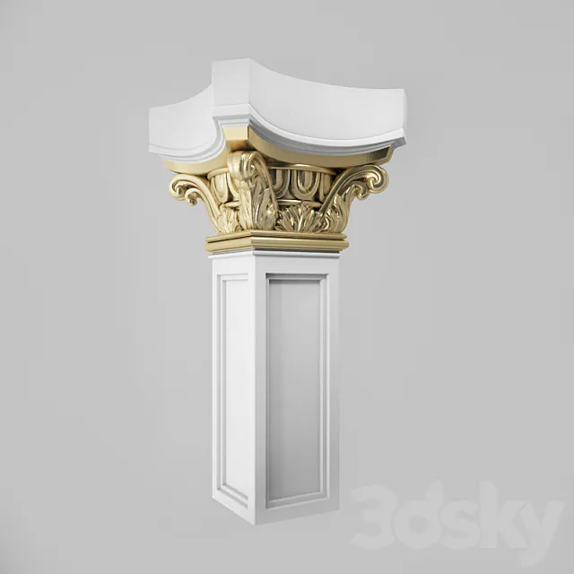 column 3DS Max Model