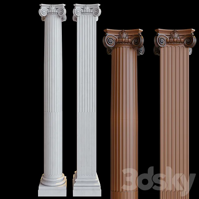 Column 3DS Max Model