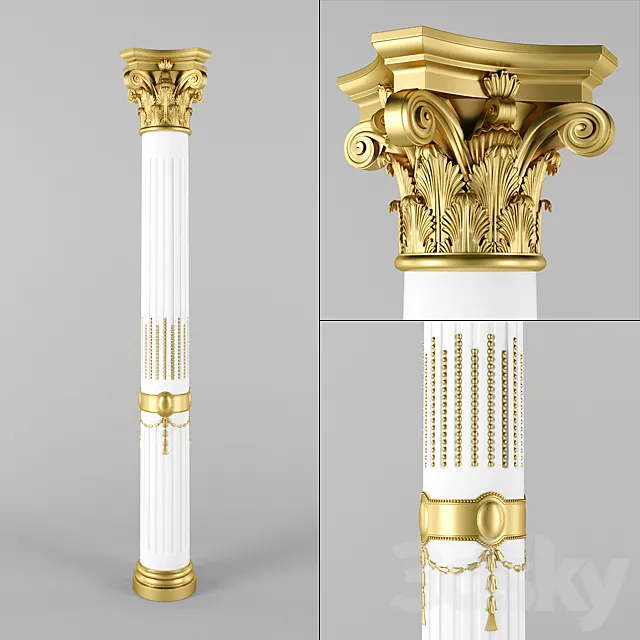 Column 3DS Max Model