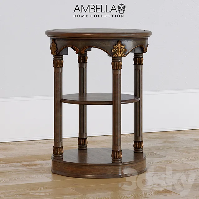 Column Accent Table 3DS Max Model