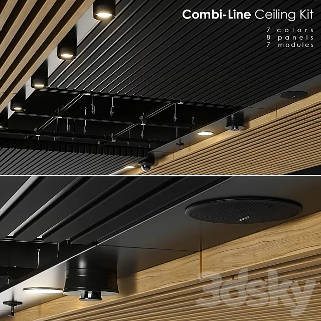 Combi-Line ceiling Kit 3DSMax File