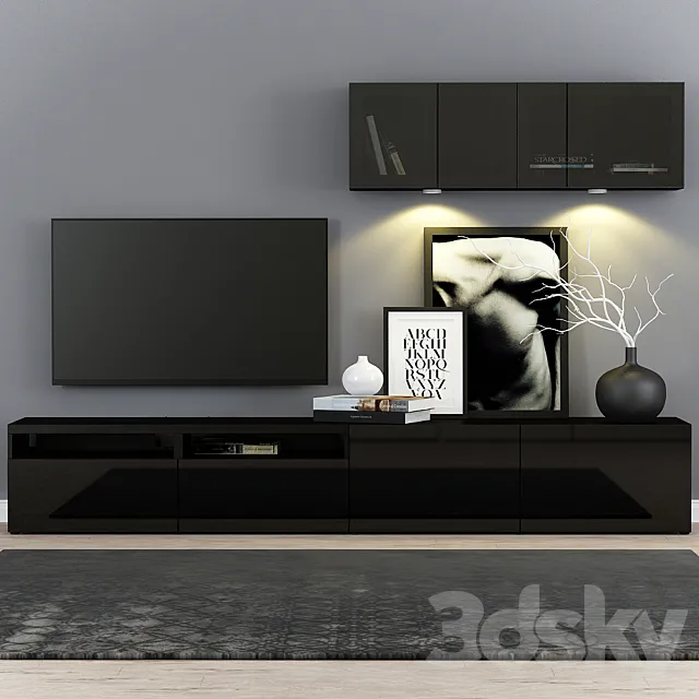 Combination TV BESTO _ Besta Selsviken 3ds Max