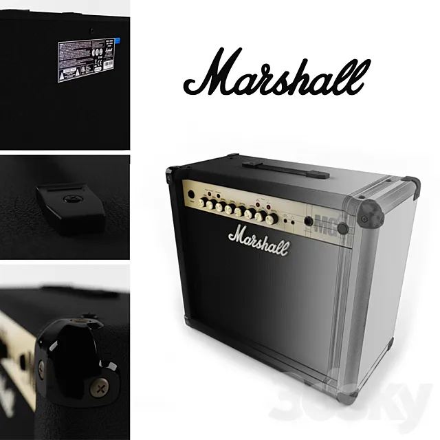 Combo Marshall MG30FX 3DSMax File