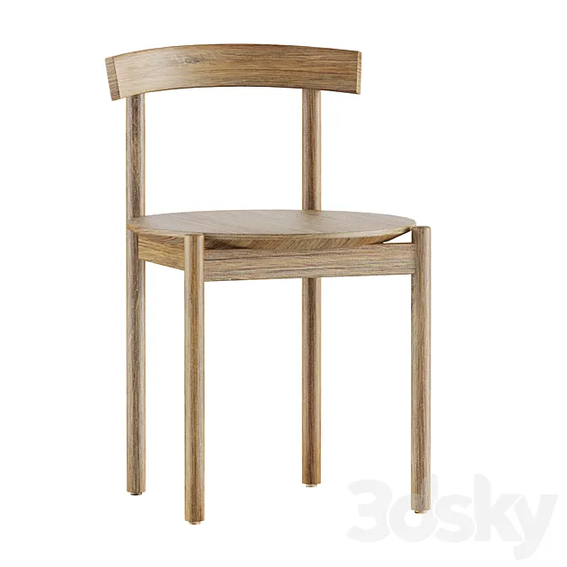 Comma side chair 3ds Max