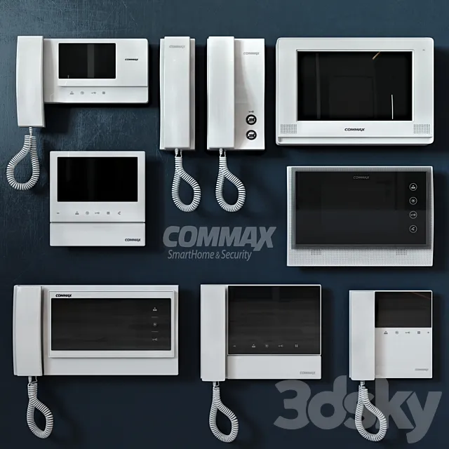 Commax Doorphones 3DSMax File