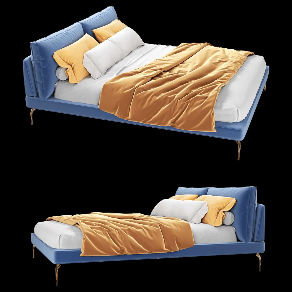 Comodo – Bed Cristal 3ds Max