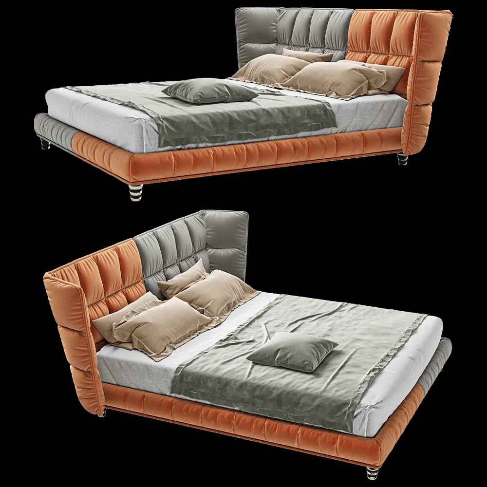 Comodo – Bed Sol y la luna 3ds Max